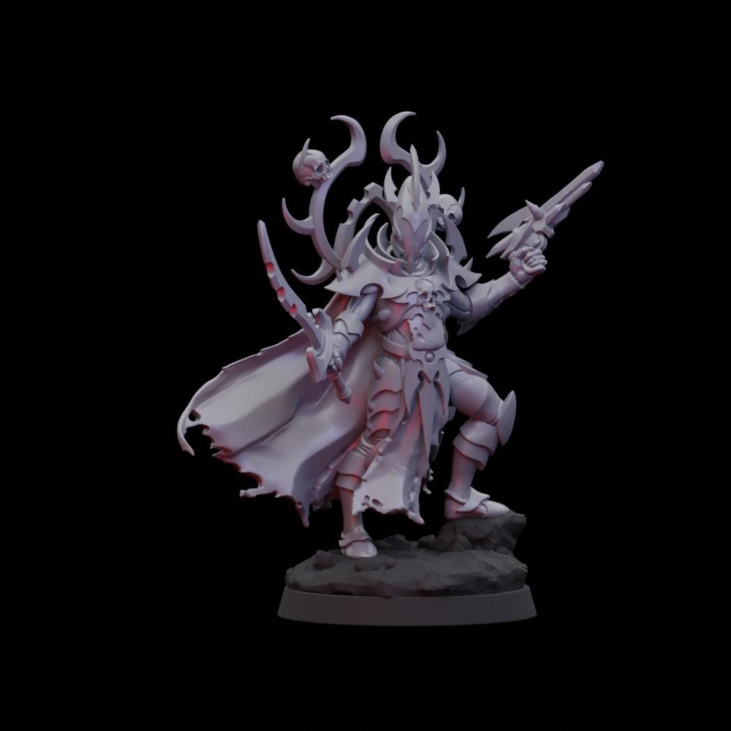 Dark Space Elves Hierarch (1) - Resin Miniatures - ProxiesAU