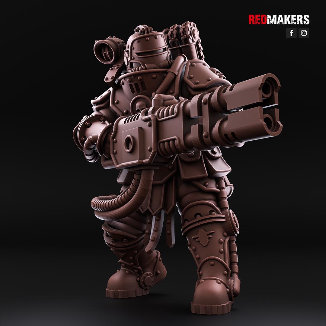 Solar Guard Heavy Flamer Squad (10)