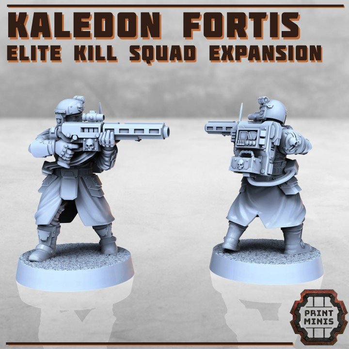 Kaledon Fortis - Kill Squad Expansion (5) - Resin Miniatures - ProxiesAU