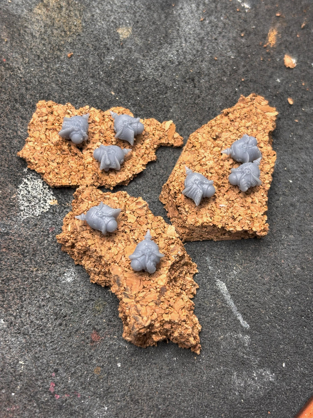 Prussian Dieselpunk Veteran Heads Bits (10)