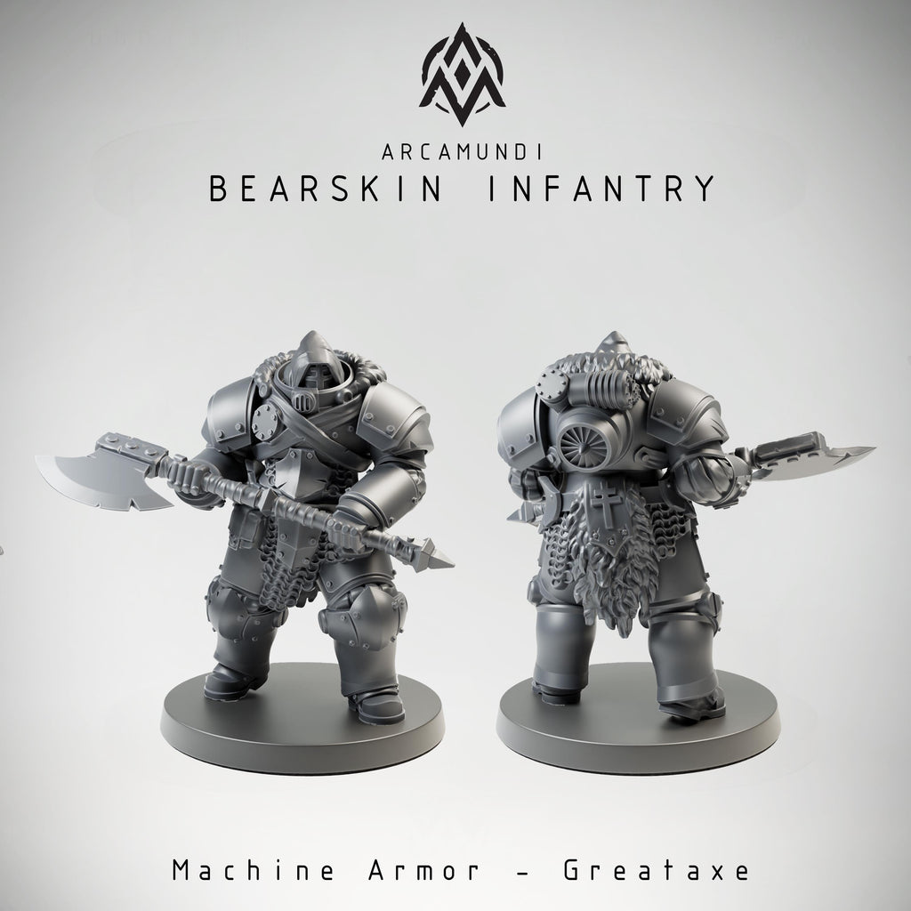 Bearskin Infantry - Machine Armor with Greataxe (1)