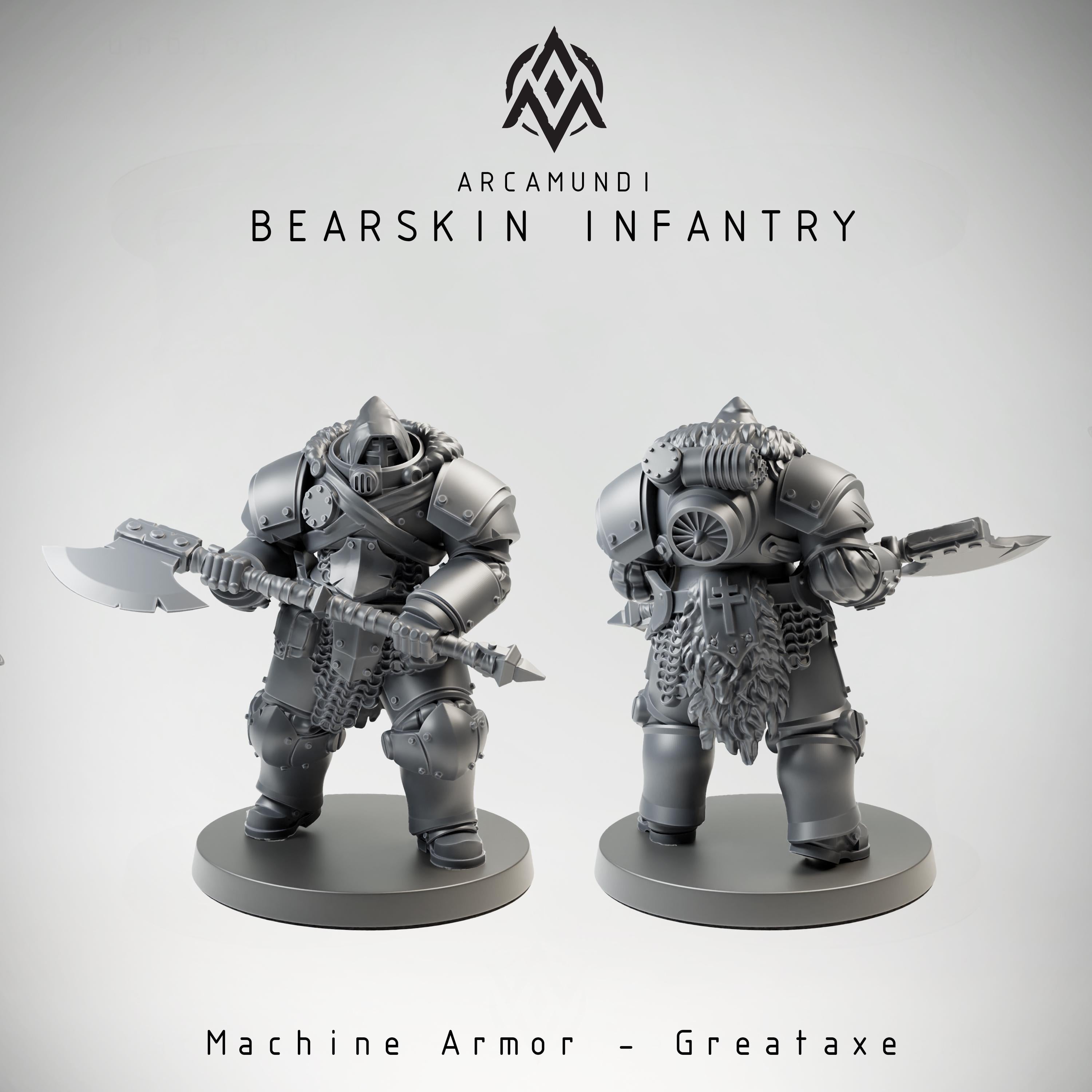Bearskin Infantry - Machine Armor with Greataxe (1)