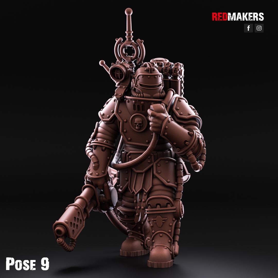 Solar Guard Heavy Flamer Squad (10)