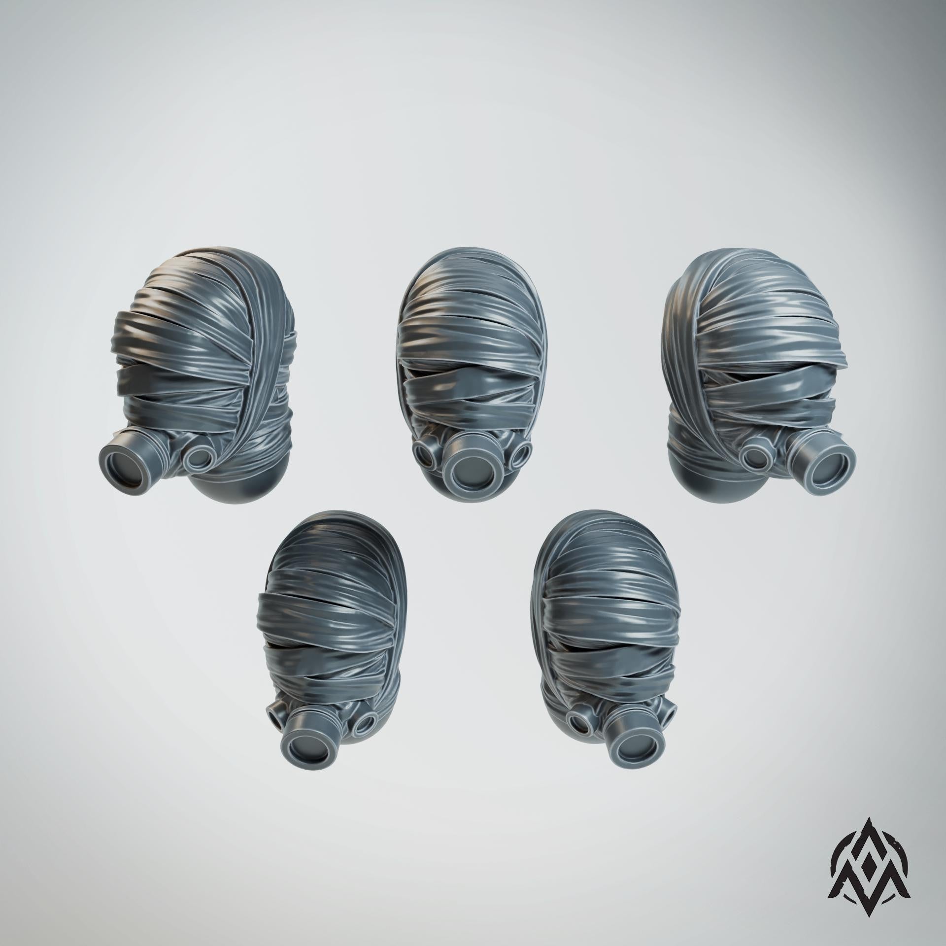 Leprous Pilgrim Bandaged Head Bits (10)