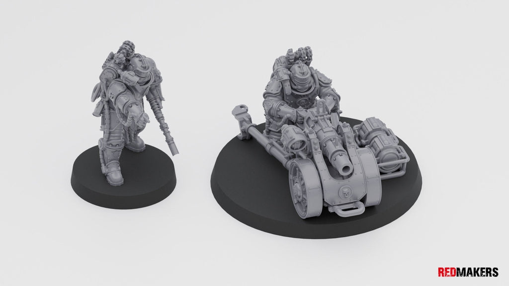 Solar Guard Heavy Weapon Canon (3) - Resin Miniatures - ProxiesAU
