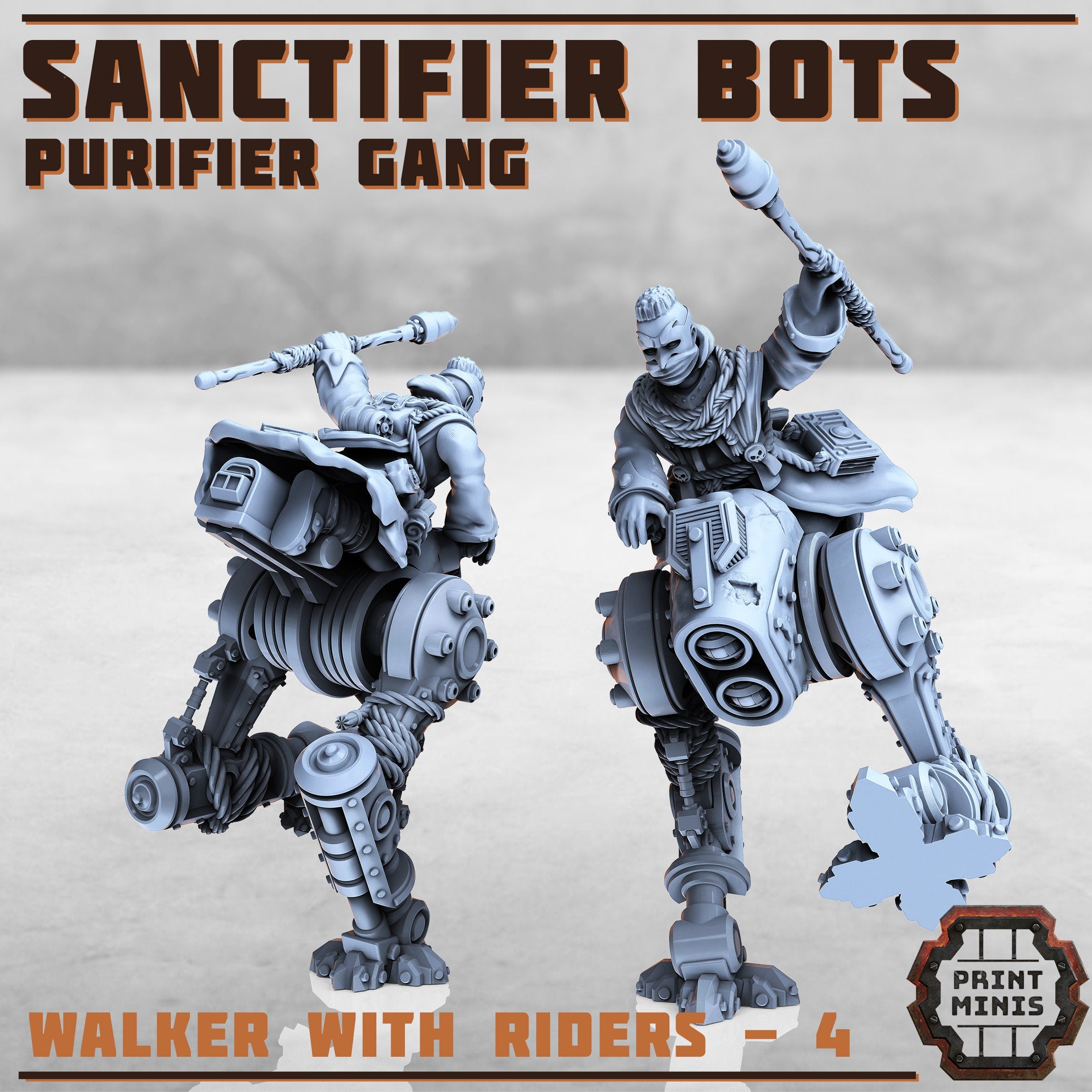 Purifier Gang Bot Riders (3 or 6)