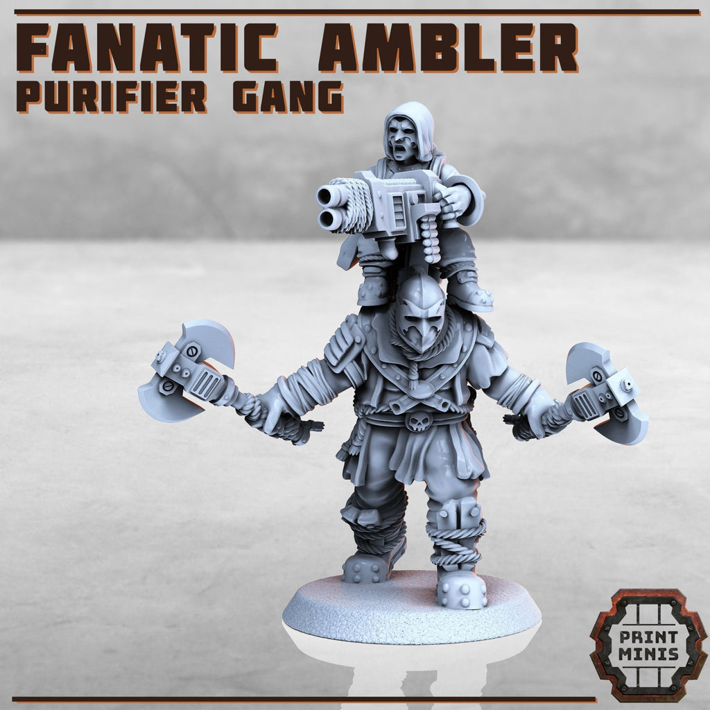 Purifier Gang - Fanatic Ambler Brute - Resin Miniatures - ProxiesAU