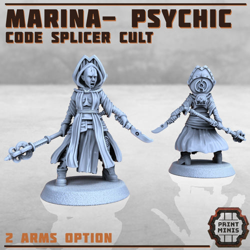 Code Splicer Cult - Marina Psychic (1) - Resin Miniatures - ProxiesAU