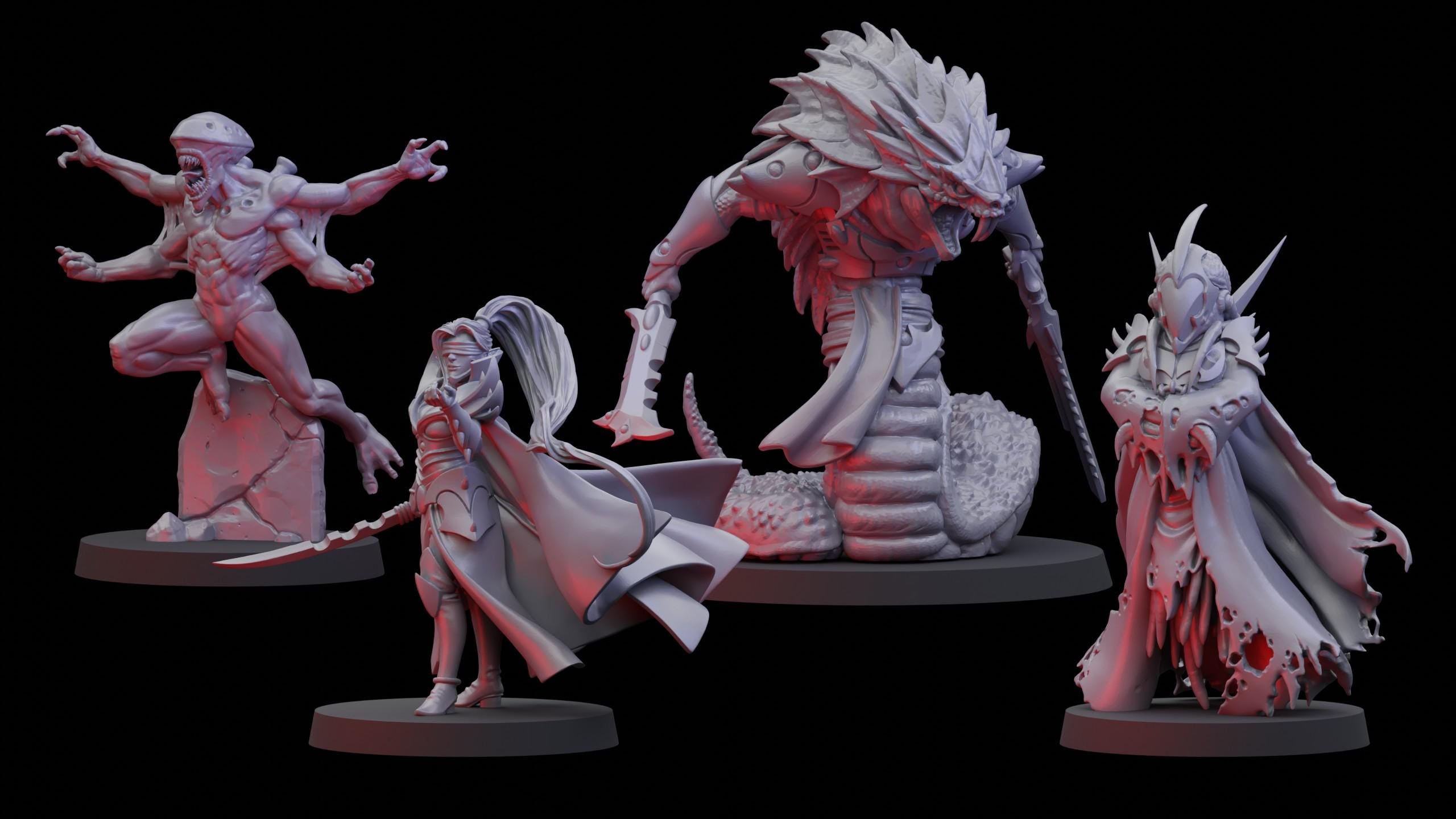 Dark Space Elf Council of the Dark Hierarch (4)