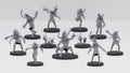Usurper Zombie Horde (10) - Resin Miniatures - ProxiesAU