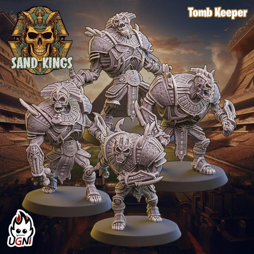 Sand Kings Football Team (16) - Resin Miniatures - ProxiesAU