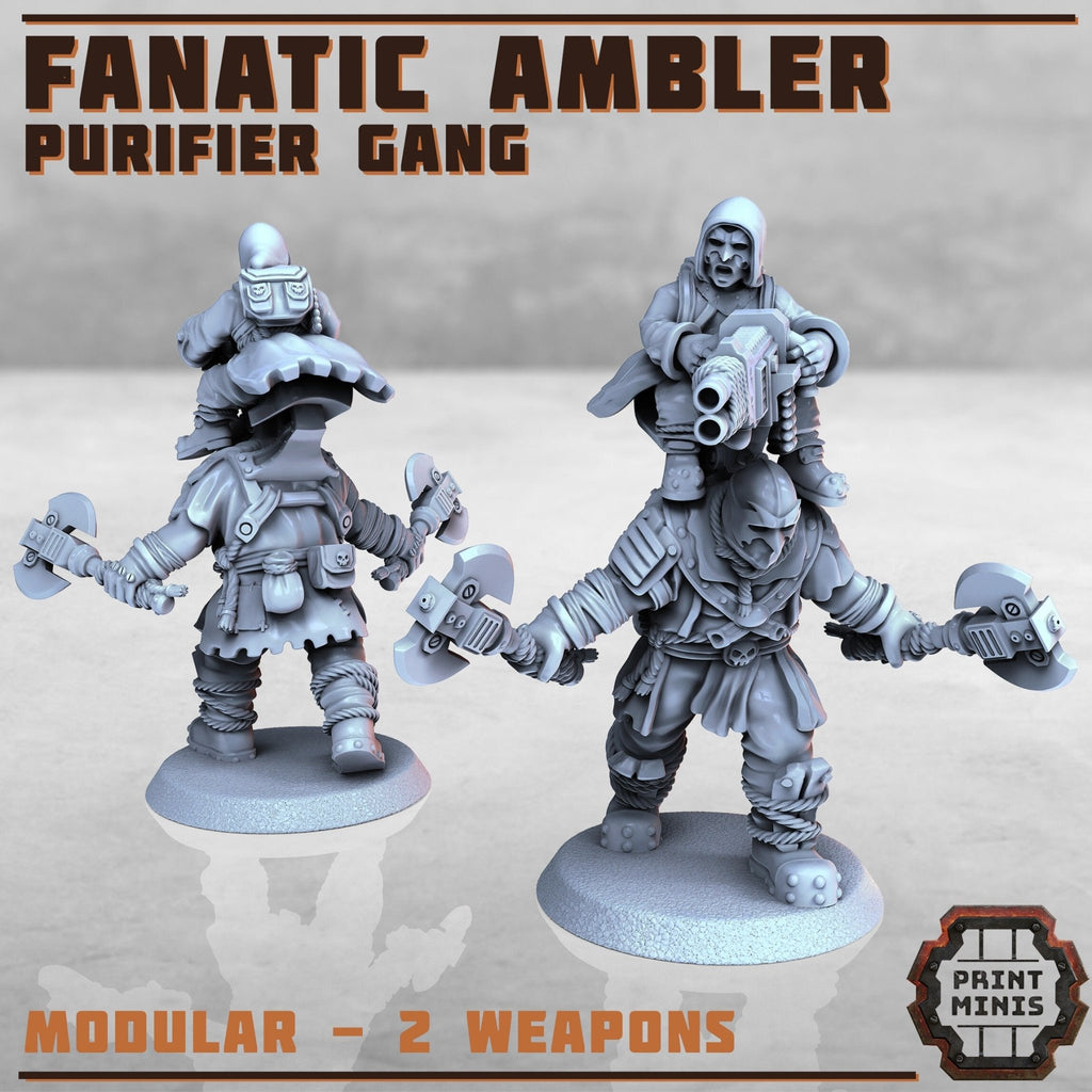 Purifier Gang - Fanatic Ambler Brute - Resin Miniatures - ProxiesAU