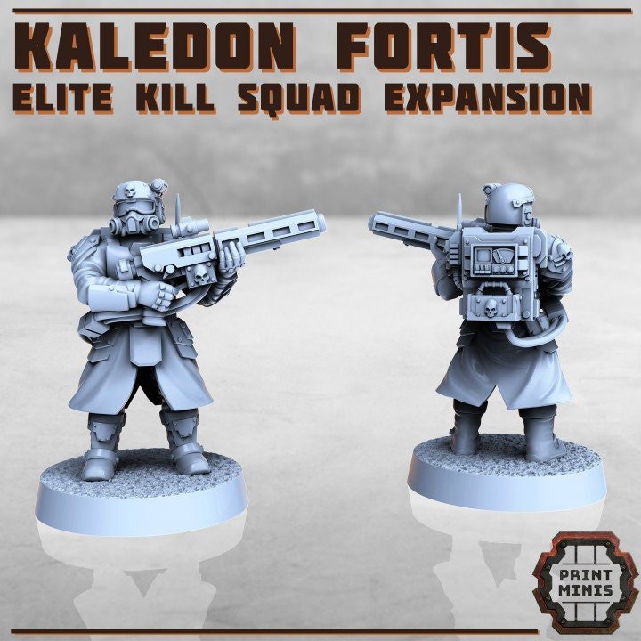 Kaledon Fortis - Kill Squad Expansion (5) - Resin Miniatures - ProxiesAU