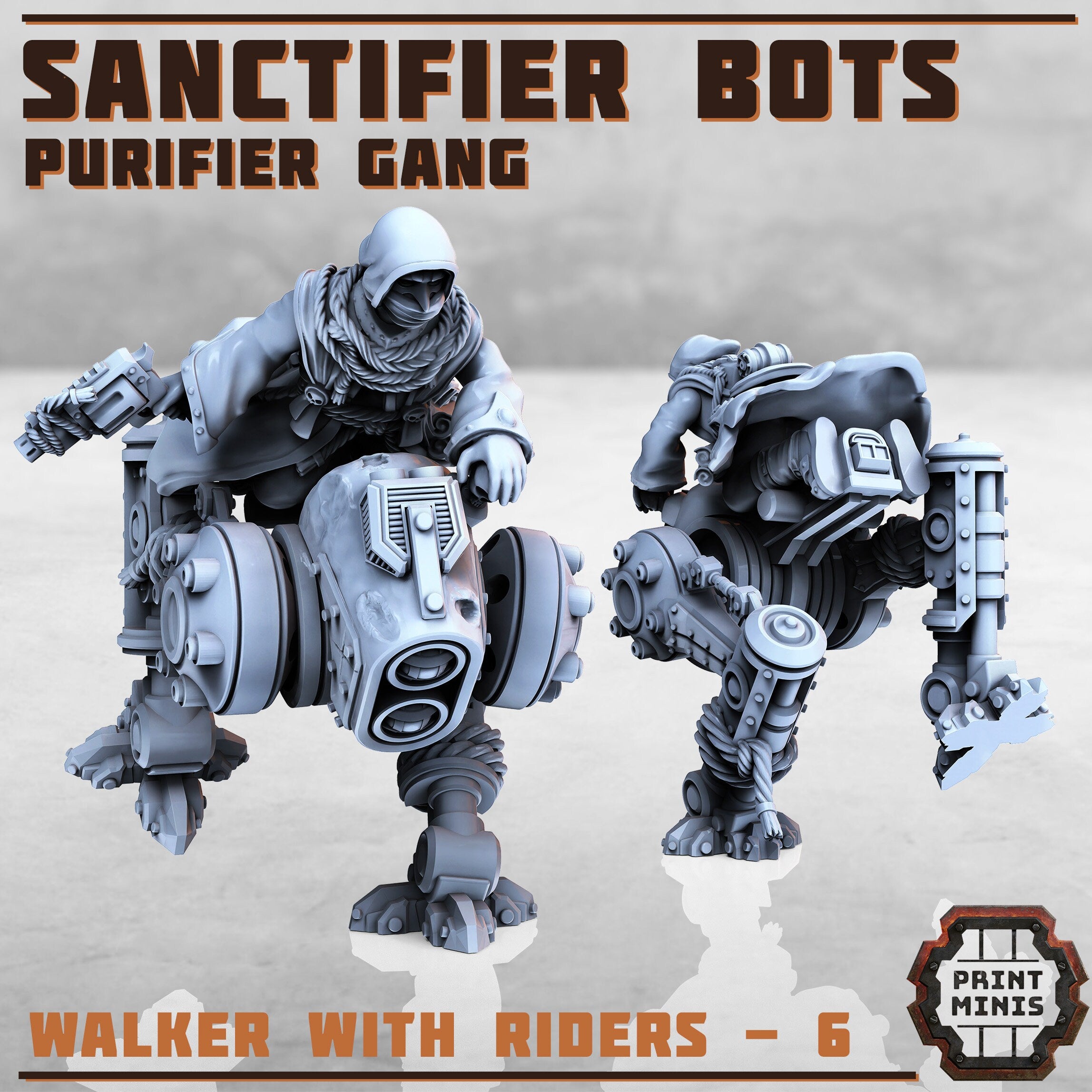 Purifier Gang Bot Riders (3 or 6)