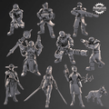 Mercenary Syndicate Kill Squad (10) - Tabletop Miniatures - ProxiesAU