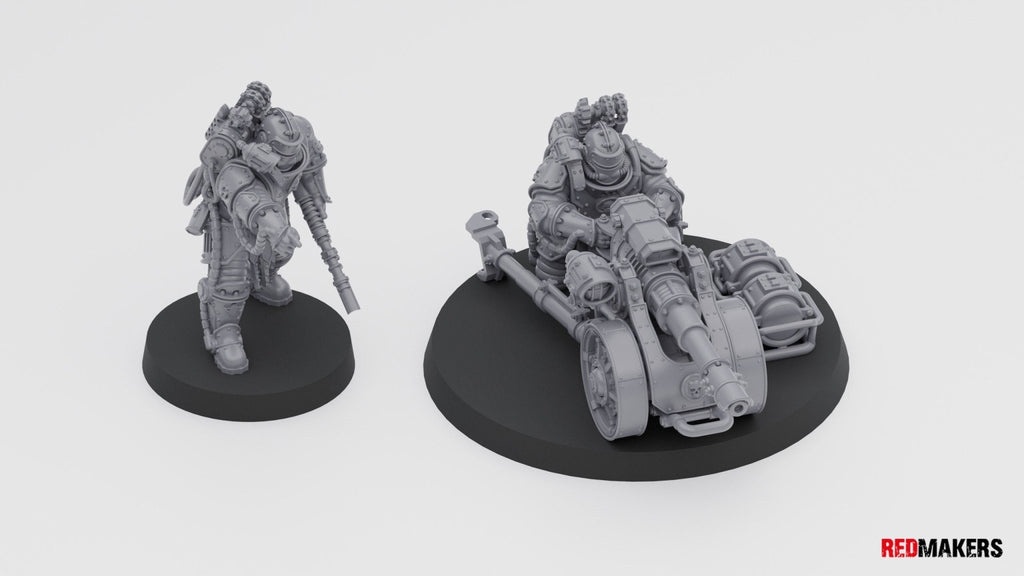 Solar Guard Heavy Weapon Canon (3) - Resin Miniatures - ProxiesAU