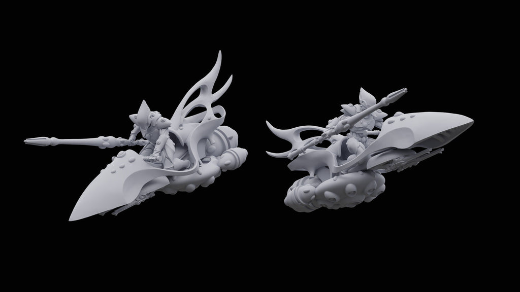 Space Elf Starburst Spears (3)