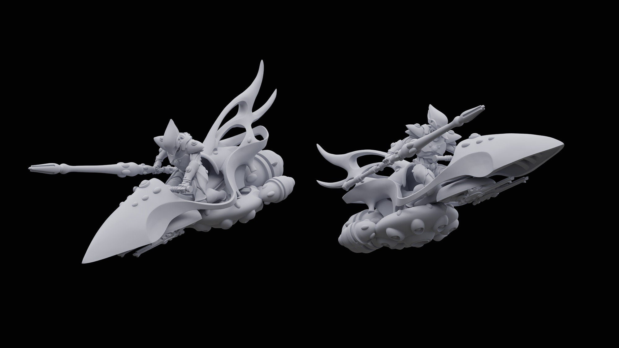 Space Elf Starburst Spears (3)