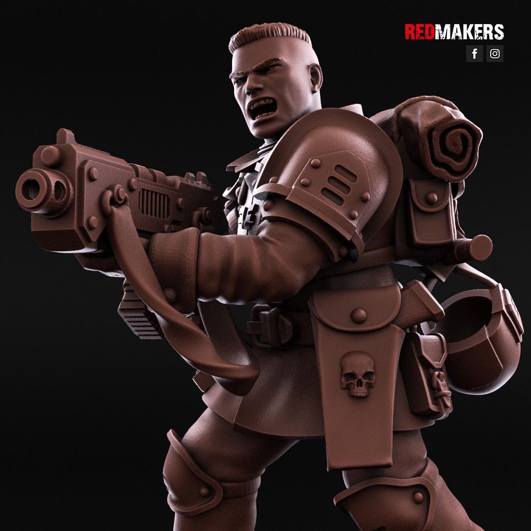 Imperial Shock Troops (10) - Resin Miniatures - ProxiesAU