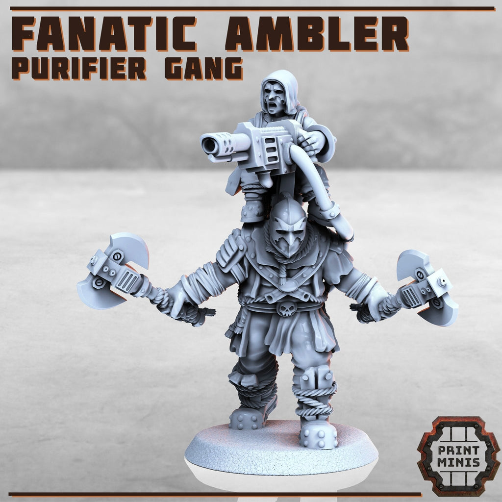 Purifier Gang - Fanatic Ambler Brute - Resin Miniatures - ProxiesAU