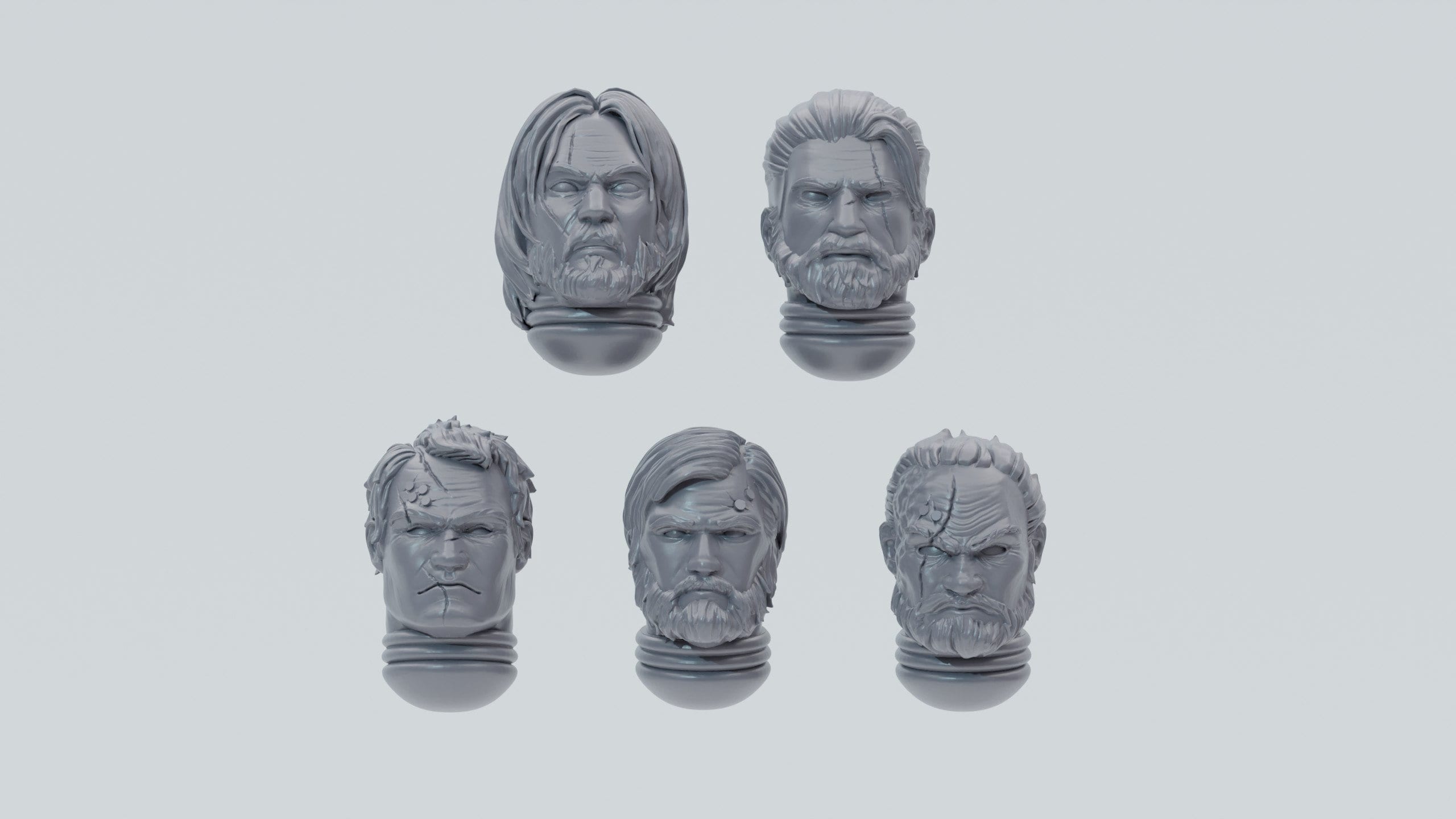 Legendary Hero Heads (10)