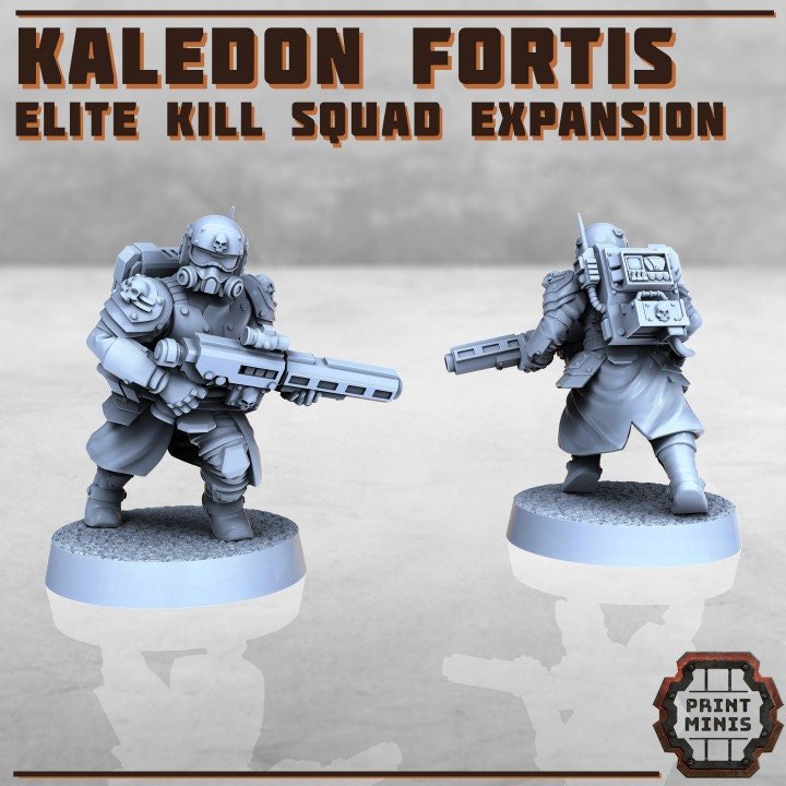 Kaledon Fortis - Kill Squad Expansion (5) - Resin Miniatures - ProxiesAU