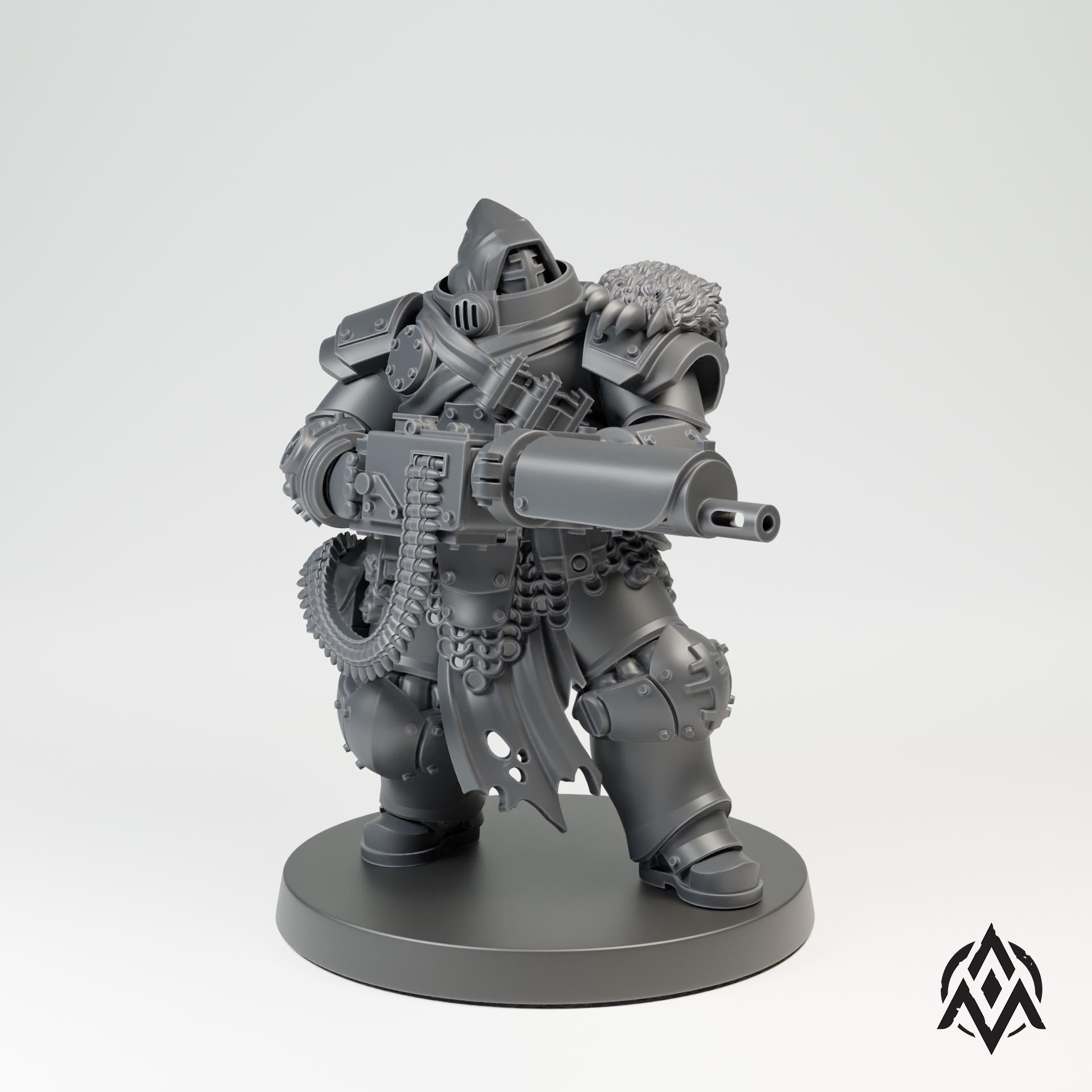 Bearskin Infantry - Machine Armor with Machinegun (1)