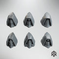 Templar Hooded Heads Bits (10) - Resin Miniatures - ProxiesAU