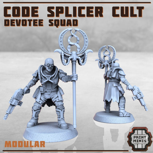 Code Splicer Cult (10) - Resin Miniatures - ProxiesAU
