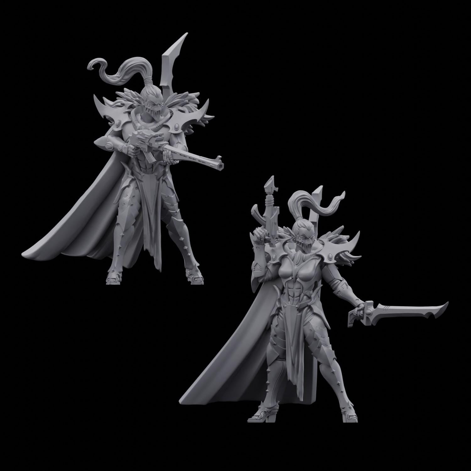 Dark Space Elf Reavers (5)