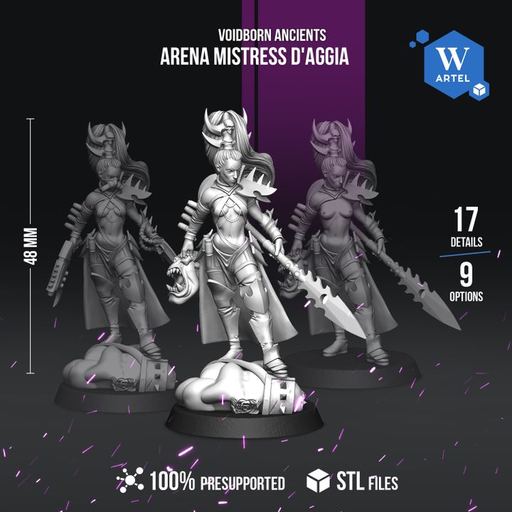 Dark Space Elves Arena Mistress D'Aggia