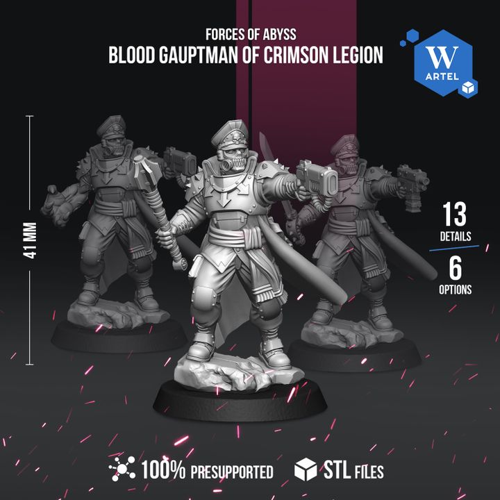 Crimson Legion Blood Gauptman