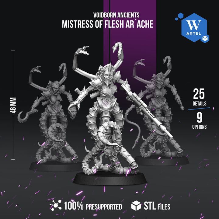 Dark Space Elves Mistress of Flesh Ar`ache