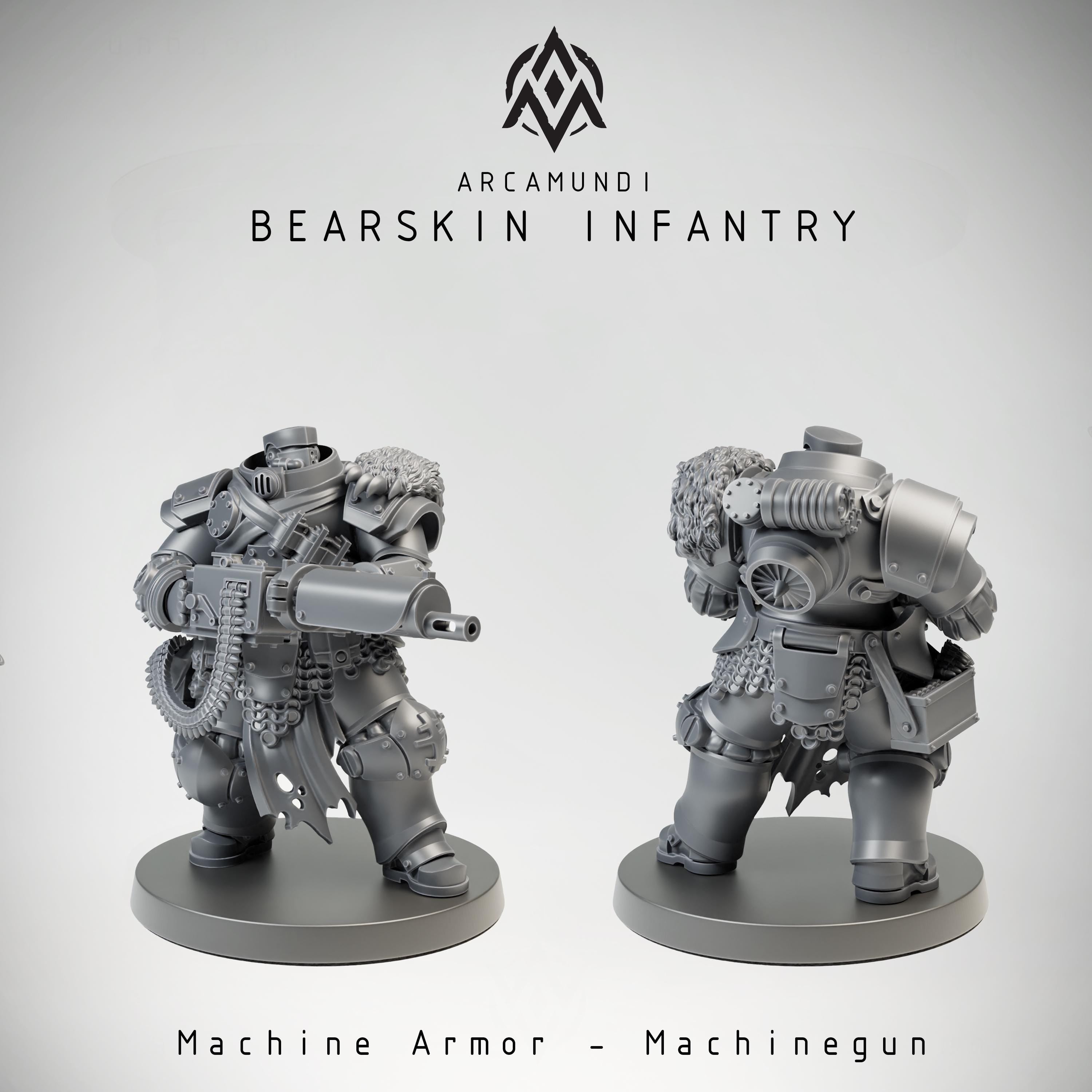 Bearskin Infantry - Machine Armor with Machinegun (1)