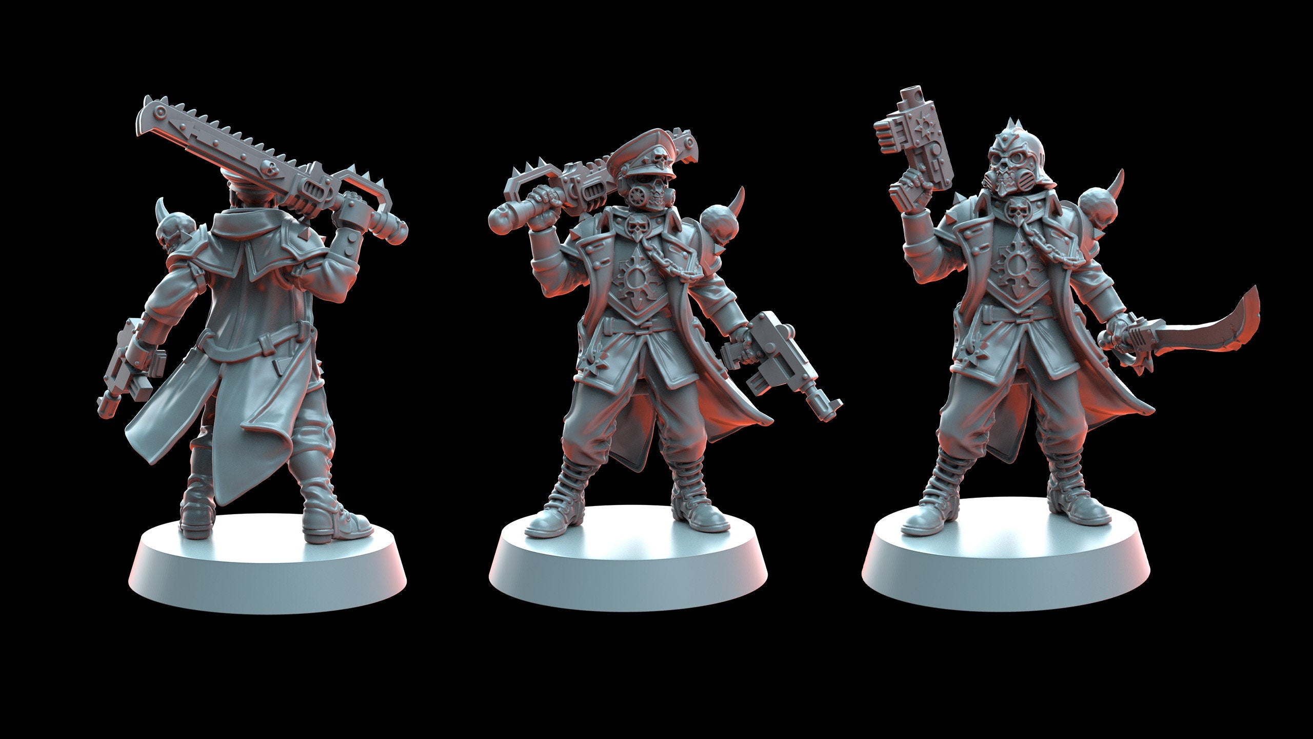 Blood Legion Officer and Bodyguards (3)