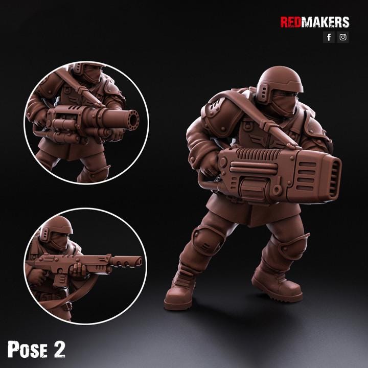 Imperial Shock Troops (10) - Resin Miniatures - ProxiesAU