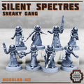 Silent Spectres Gang (10) - Resin Miniatures - ProxiesAU