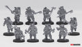 Solar Guard Axe Squad (10) - Resin Miniatures - ProxiesAU