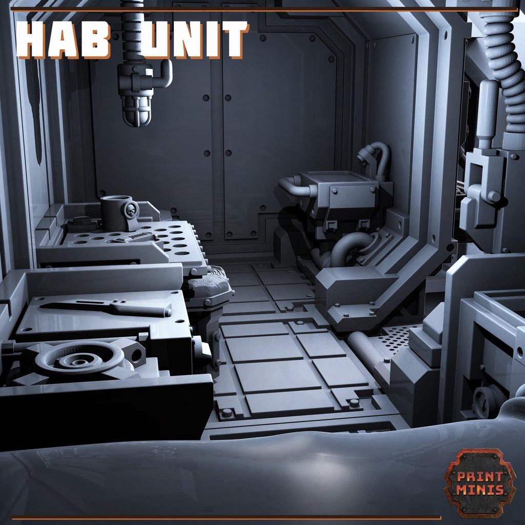 Habitation Unit Shipping Container - Resin Terrain - ProxiesAU