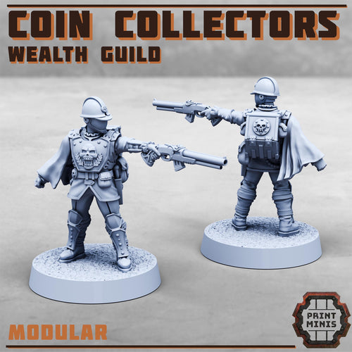 Coin Collectors Gang (4) - Resin Miniatures - ProxiesAU