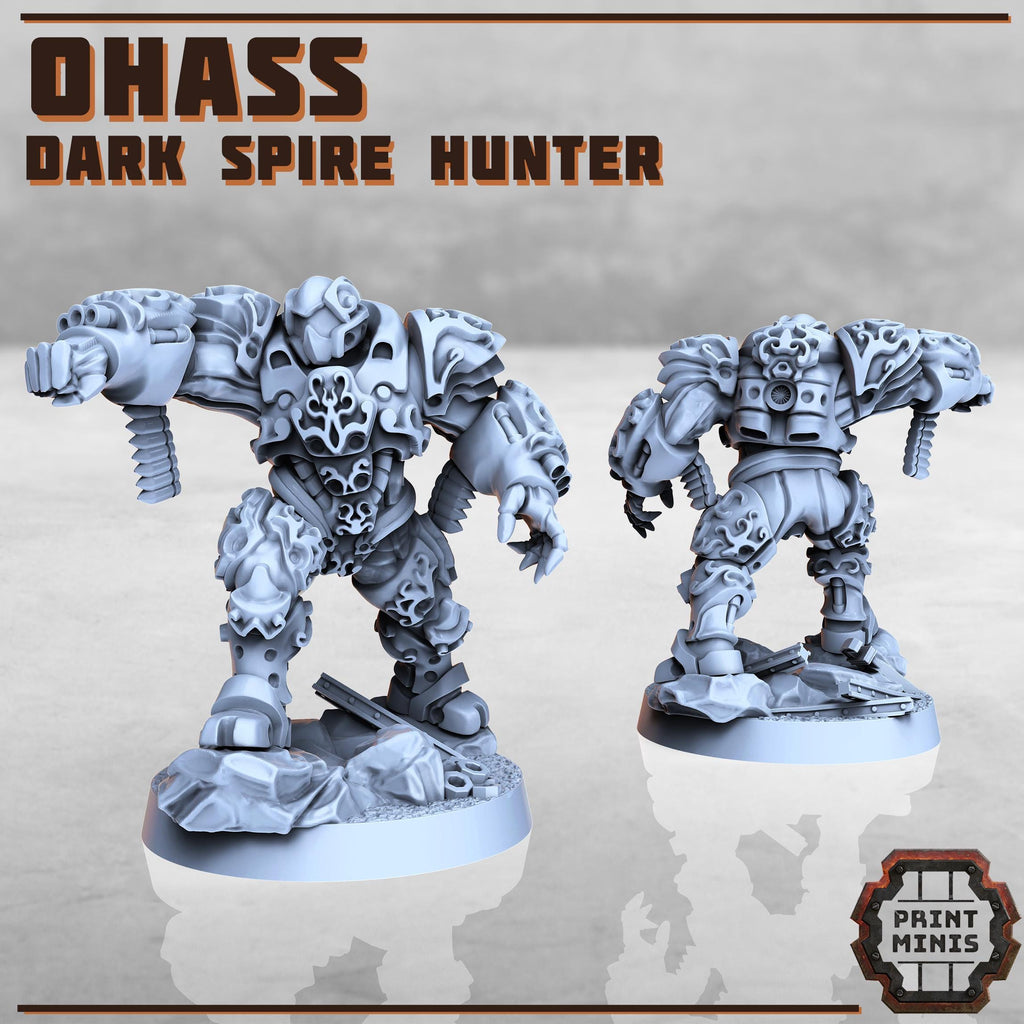 Dark Spire Hunters (4) - Resin Miniatures - ProxiesAU