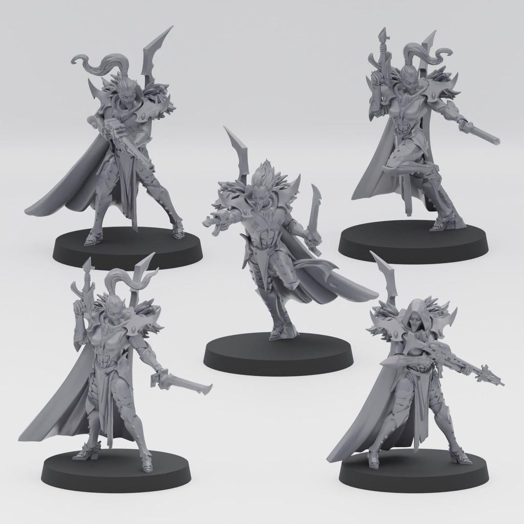 Dark Space Elf Reavers (5)