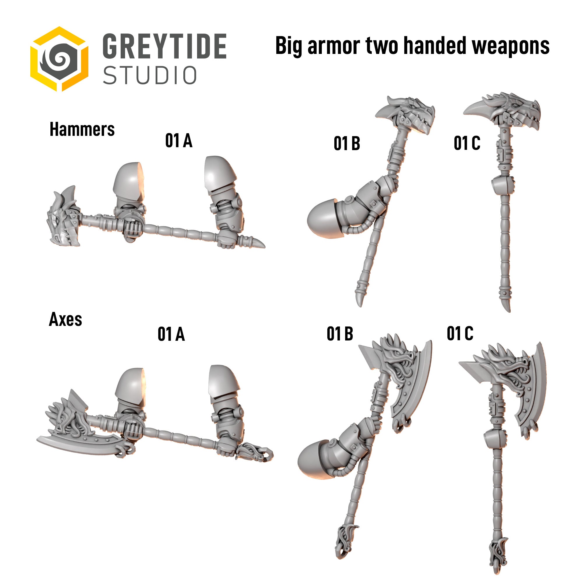 Anvil Wardens Big Two Handed Weapons