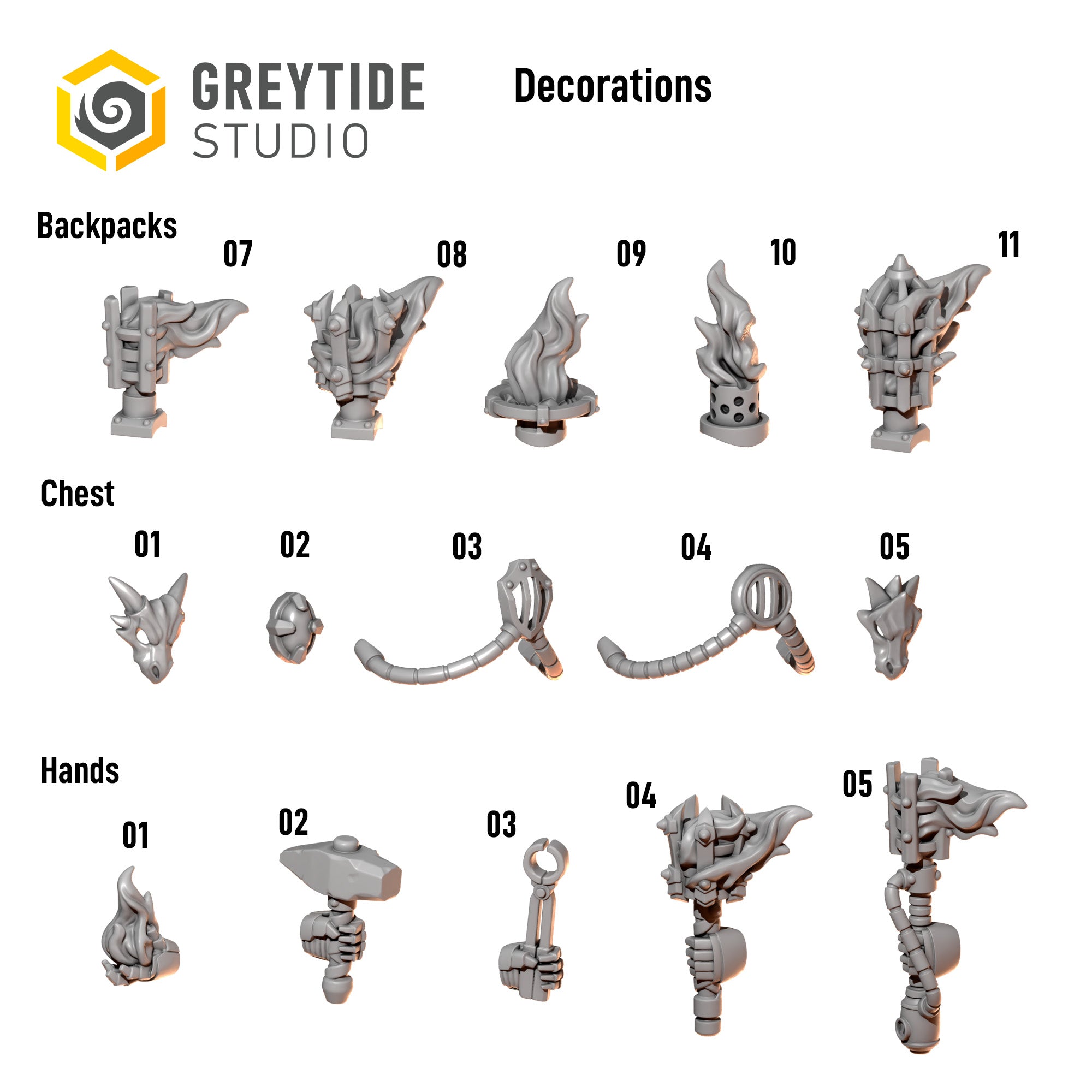Anvil Wardens Decorations Pack 2 (5)