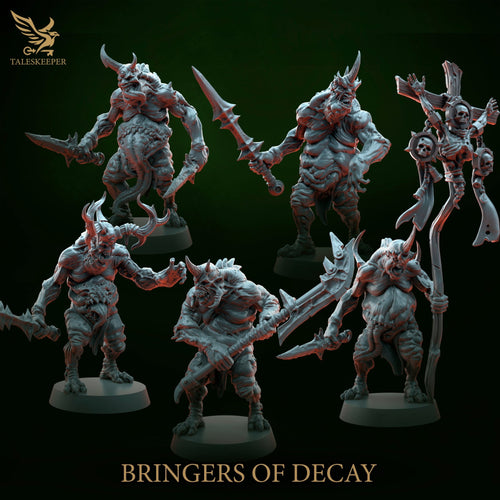 Bringers of Decay - Set 2 (5) - Resin Miniatures - ProxiesAU