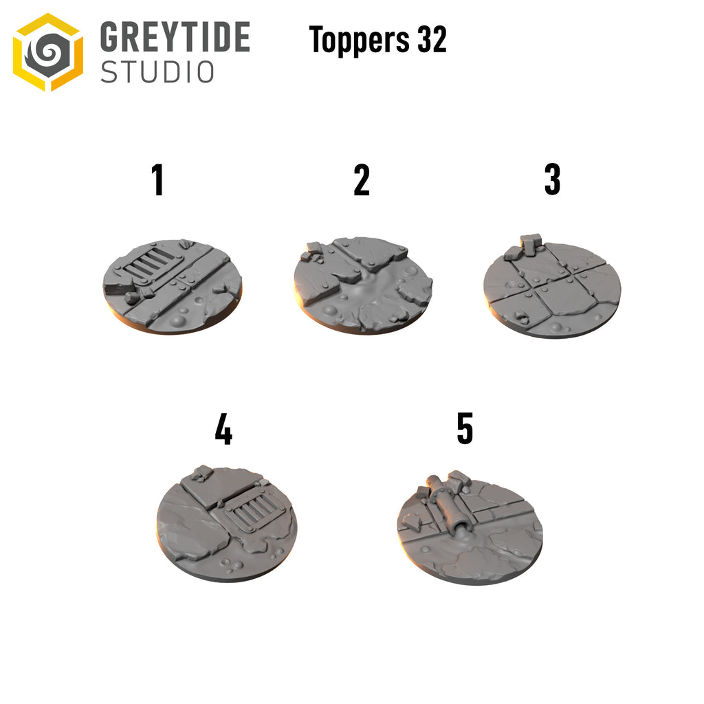 Anvil Wardens Base Toppers (5)