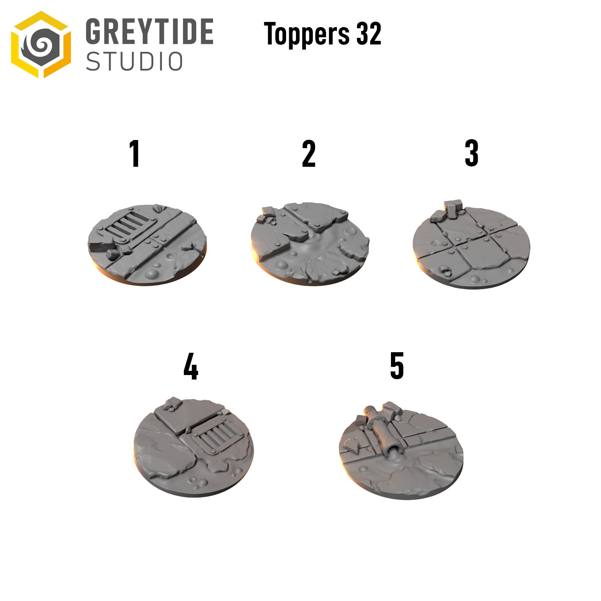 Anvil Wardens Base Toppers (5)