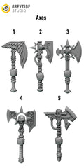 Crimson Lords Axes (5)