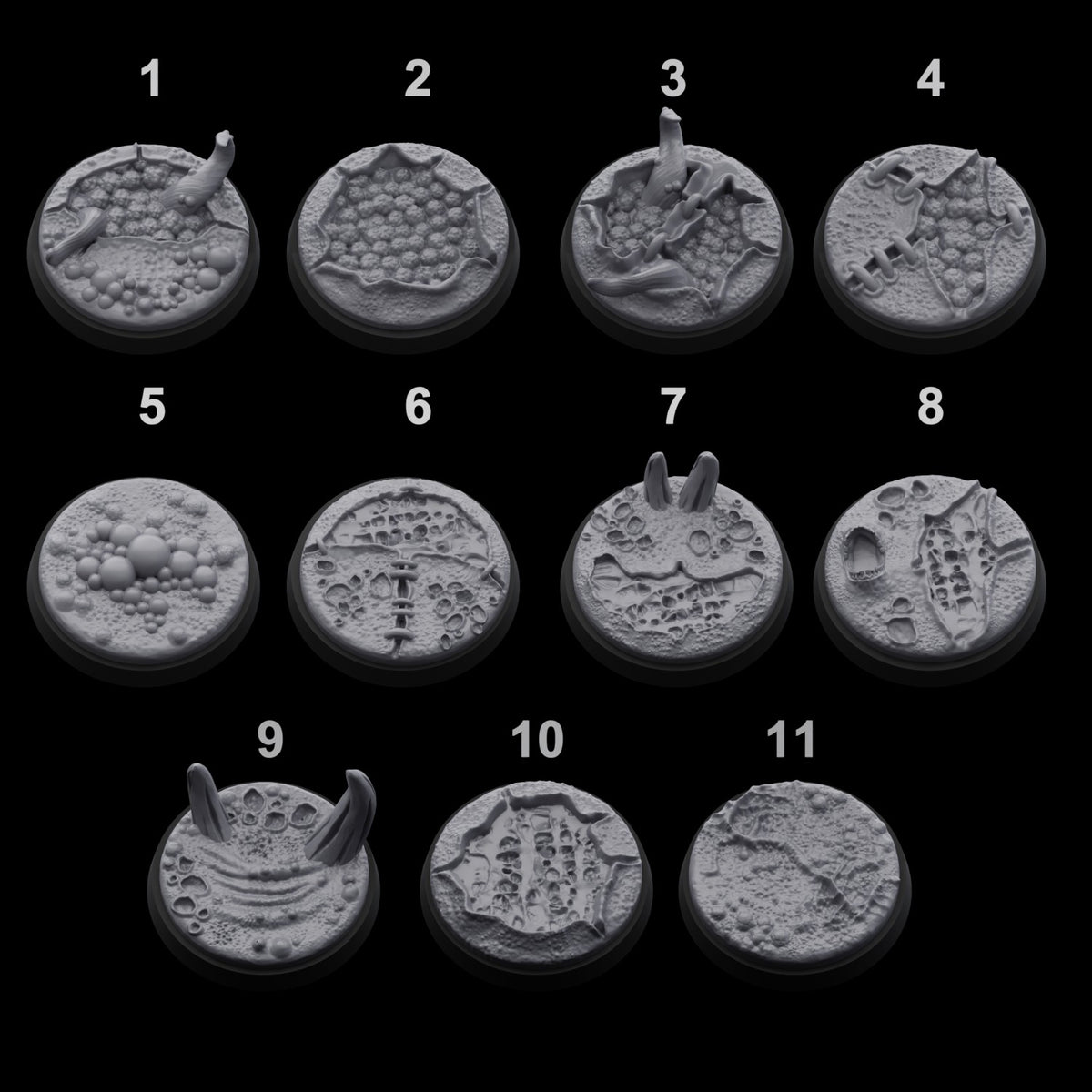 Alien Infested Toppers - 32mm