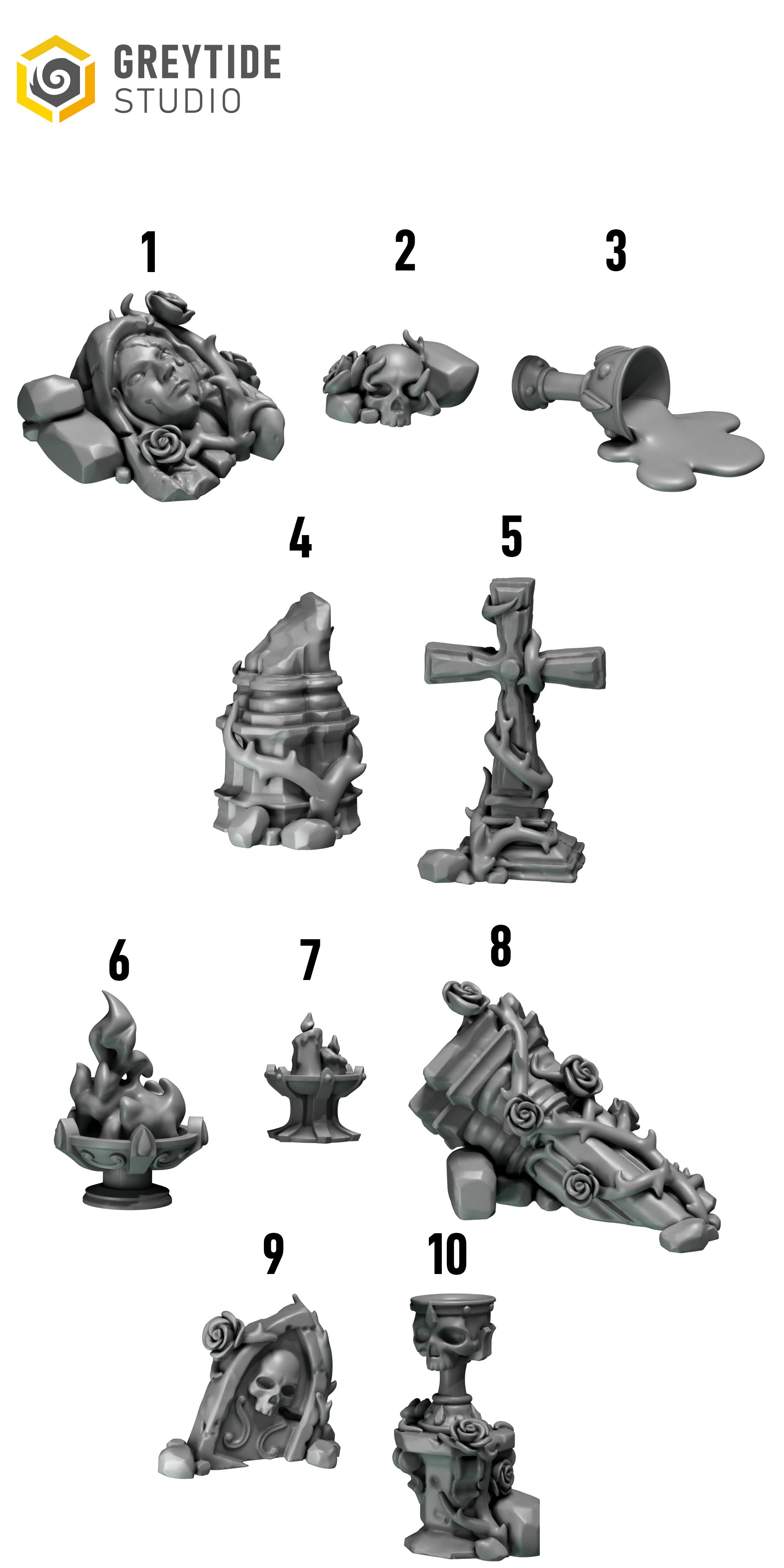 Crimson Lords Basing Bits (10)